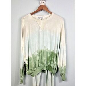 Young Fabulous & Broke‎ Green Tie Dye Long Dolman Sleeve Women's Size S